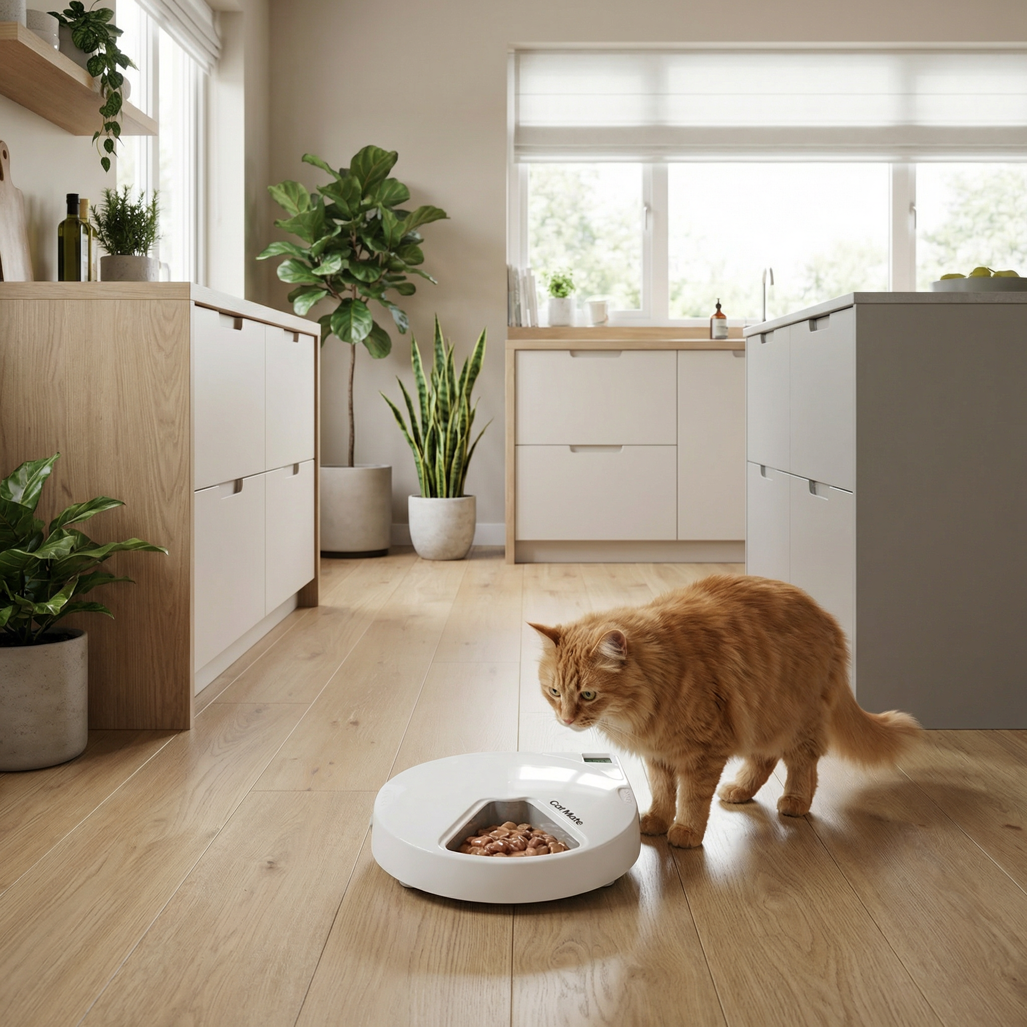 Cat Mate C500 Digital 5-Meal Feeder — Cat Mate