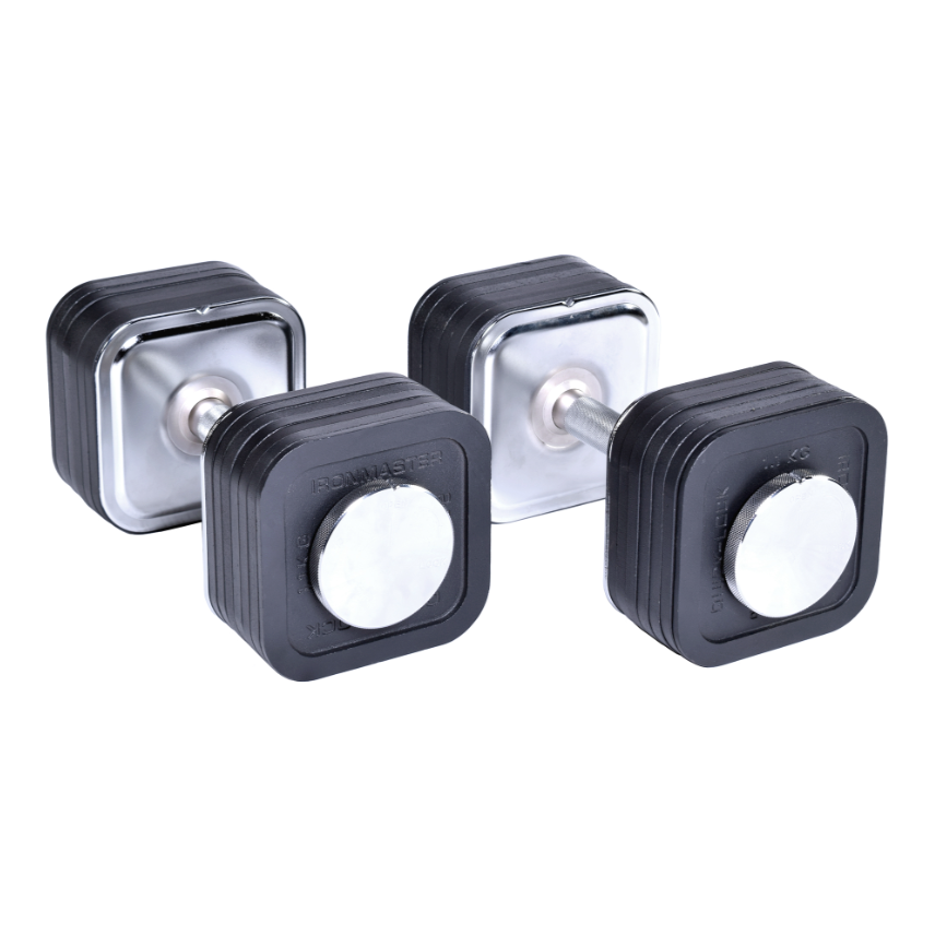Ironmaster Quick-Lock Adjustable Dumbbell System (75 lb) — Ironmaster