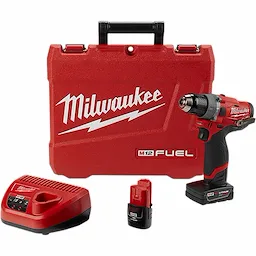 Milwaukee M12 FUEL 2504-22 1/2 in. Hammer Drill/Driver Kit — Milwaukee