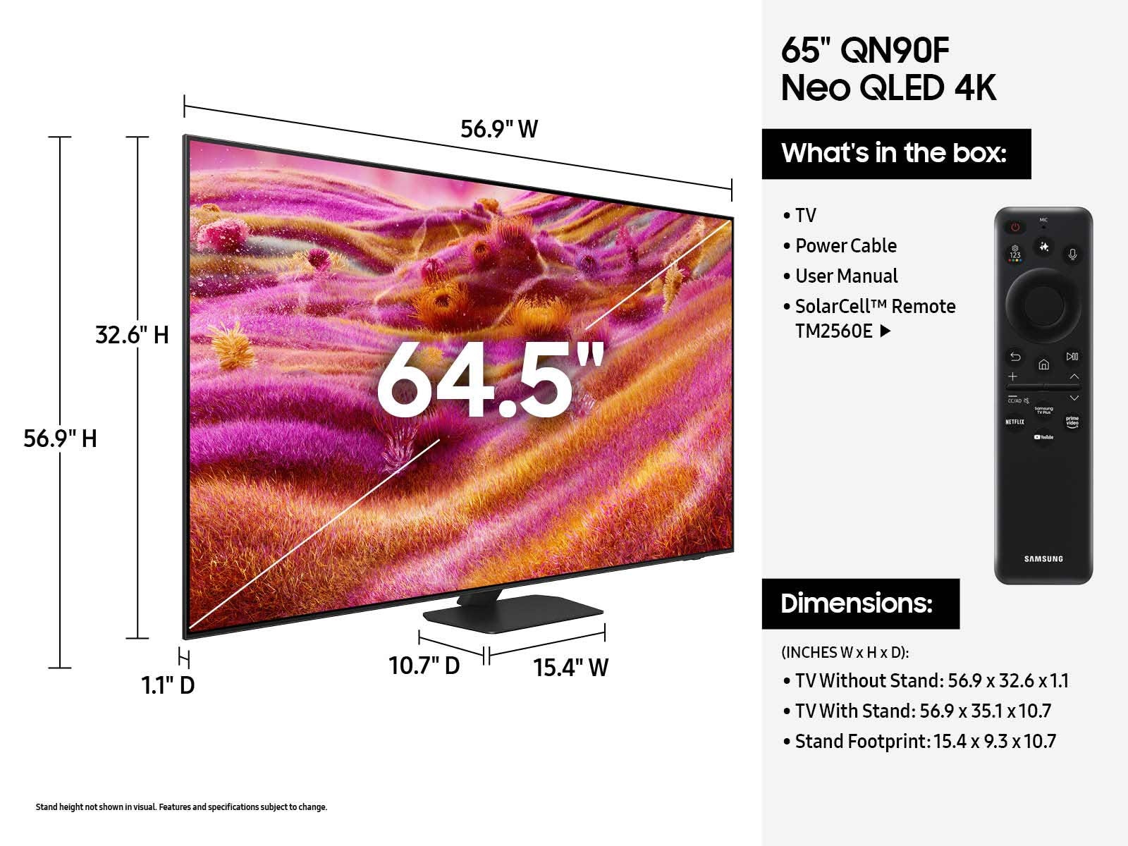 Samsung QN90F 65" — Samsung