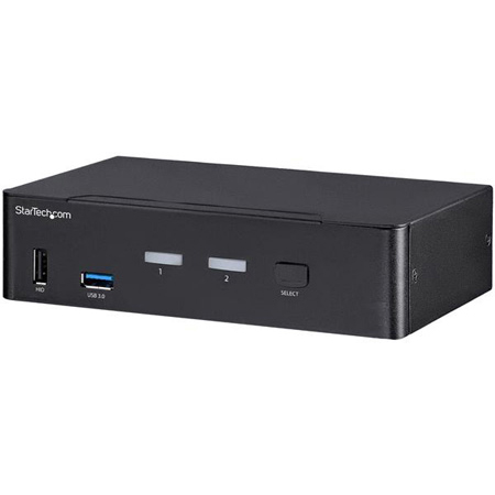 StarTech.com SV231DPU34K 2-Port DisplayPort KVM Switch 4K 60Hz